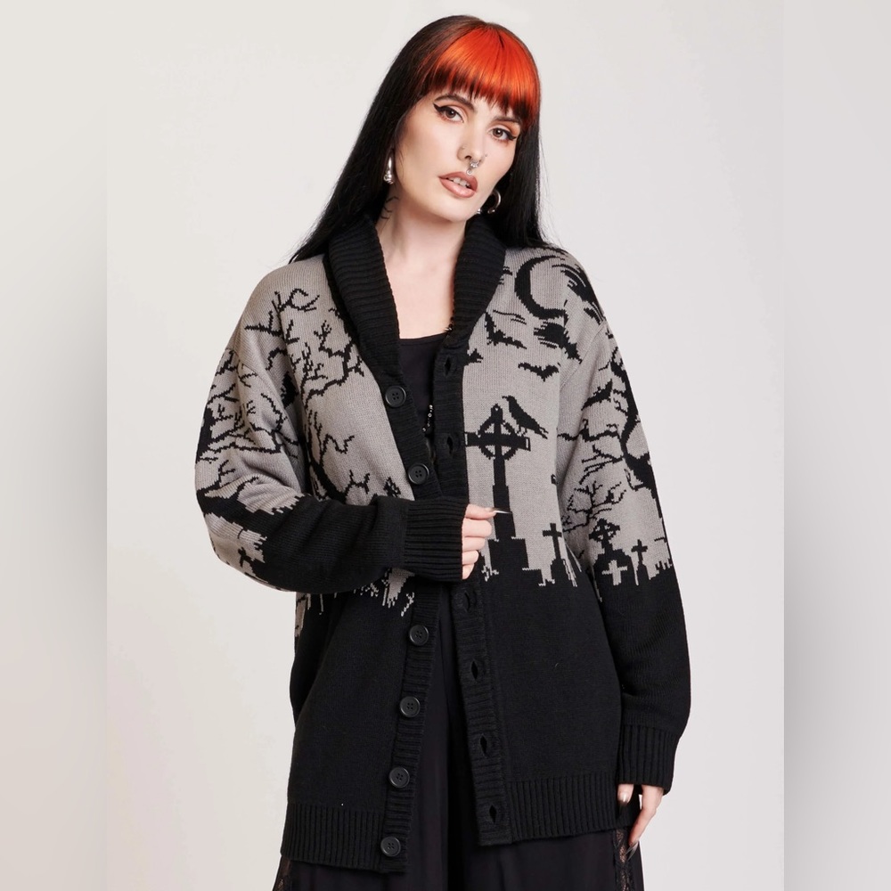 Midnight Hour Cemetery Cardigan